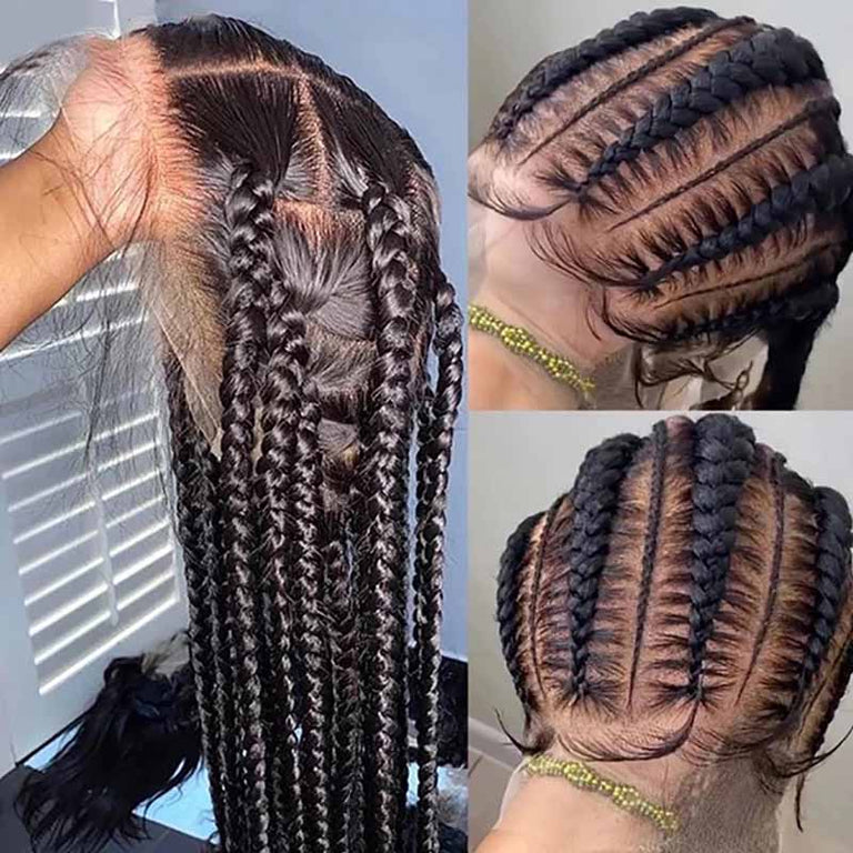 Transparent Full Lace Wig Deep Wave Brazilian Virgin Human Hair Wigs - KissLove Hair