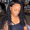 Transparent Full Lace Wig Deep Wave Brazilian Virgin Human Hair Wigs - KissLove Hair