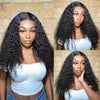 Kinky Curly Glueless Closure Wig Brazilian Human Hair Lace Wigs