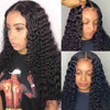 5x5 HD Lace Wig Deep Wave Brazilian Human Hair Wigs - Kisslove Hair
