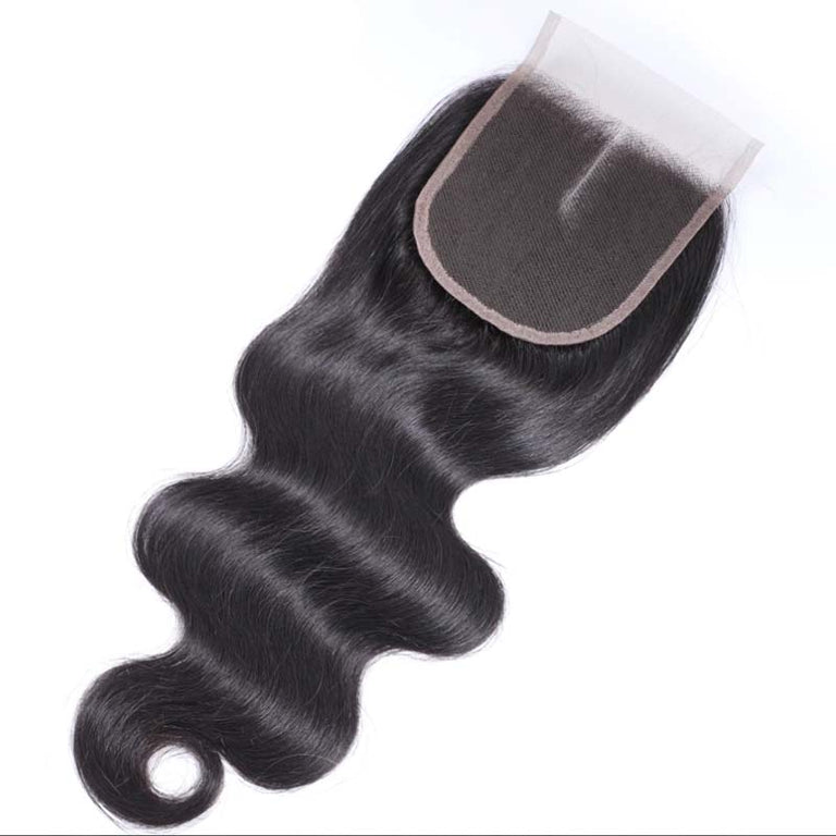 4x4 Lace Closure Body Wave Brazilian Virgin Human Hair - Kisslove Hair