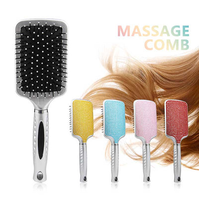 Diamond Crystal/ Rhinestone Air Bag Comb Massage Brush - KissLove Hair