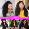 Jerry Curly 3 Bundles With 13*4 Lace Frontal Brazlian Human Hair Weave