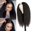 Kinky Straight U Part Wig Brazilian Human Hair Wigs - KissLove Hair