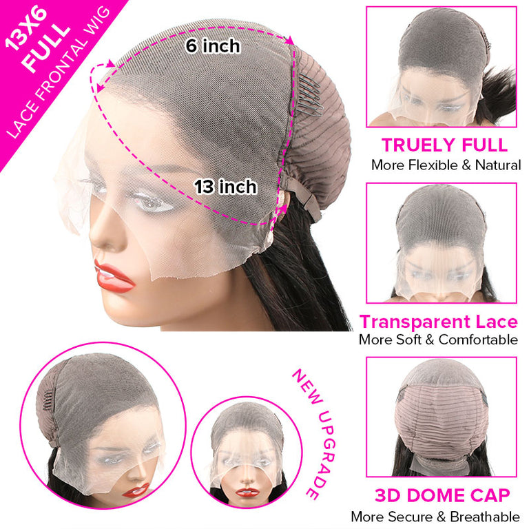 Short Bob Wig Brazilian Straight Hair 13x4 13x6 Transparent Lace Frontal Human Hair Wigs - KissLove Hair