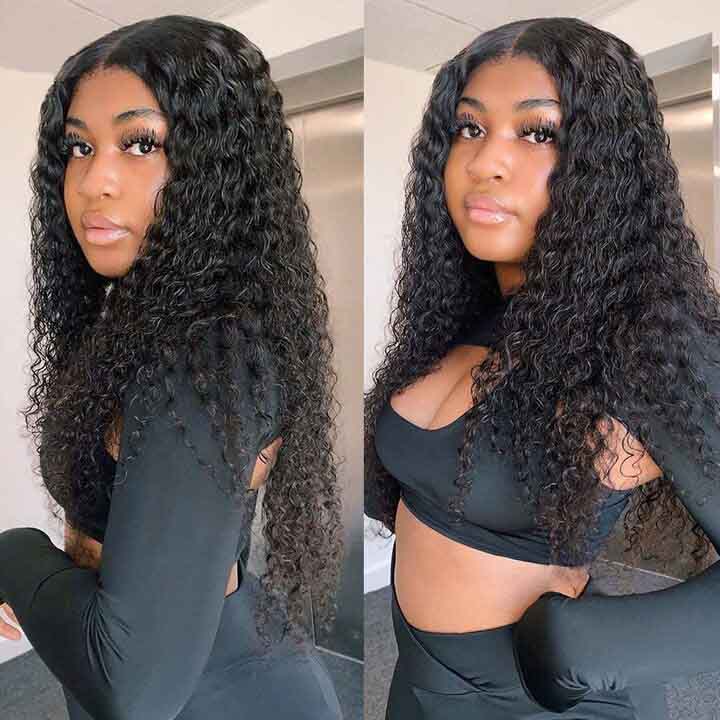Kinky Curly Lace Front Wigs Human Hair Lace Wig- KissLove Hair