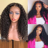 Kinky Curly 5x5 Lace Closure Wig Human Hair Lace Wigs- KissLove Hair