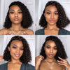 Jerry Curly Short Bob Wigs Curly Lace Front Wig - KissLove Hair