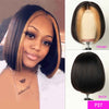 Highlight Wig Bob Human Hair Straight Lace Wigs - KissLove Hair