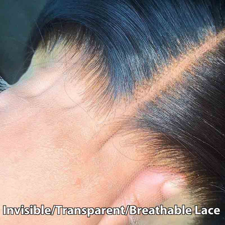 13x4 HD Lace Frontal Closure, 100% Virgin Human Hair, Transparent Closures