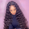 Loose Deep Wave Glueless Closure Wig Brazilian Human Hair Lace Wigs
