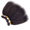 Brazilian Kinky Straight Virgin Human Hair Weave Bundle Deals 9A - KissLove Hair