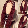 99J Burgundy Hair 5*5 HD Lace Wigs Deep Wave Dark Red Human Hair Wigs - KissLove Hair