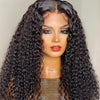 Double Drawn 5*5 HD Lace Wigs Jerry Curly Wave 14A Brazilian Virgin Human Hair Closure Wig - Kisslove Hair