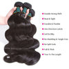 13*4 Lace Frontal With Bundles Body Wave Brazilian Virgin Hair Weave